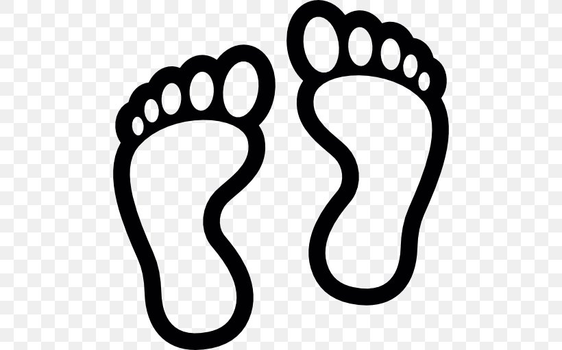 Footprint Clip Art, PNG, 512x512px, Footprint, Auto Part, Black And White, Foot, Footprints Download Free