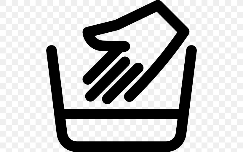 Hand Washing Laundry Symbol, PNG, 512x512px, Washing, Area, Black And White, Brand, Cleaning Download Free