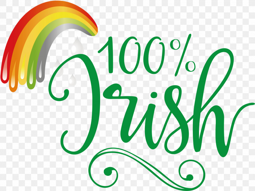 Irish St Patricks Day Saint Patrick, PNG, 3000x2252px, Irish, Green, Happiness, Line, Logo Download Free
