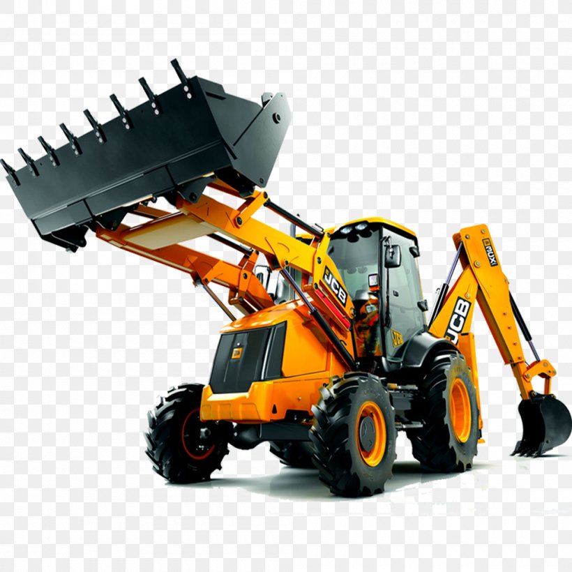 JCB Heavy Machinery Backhoe Loader, PNG, 1000x1000px, Jcb, Agricultural Machinery, Architectural Engineering, Backhoe, Backhoe Loader Download Free