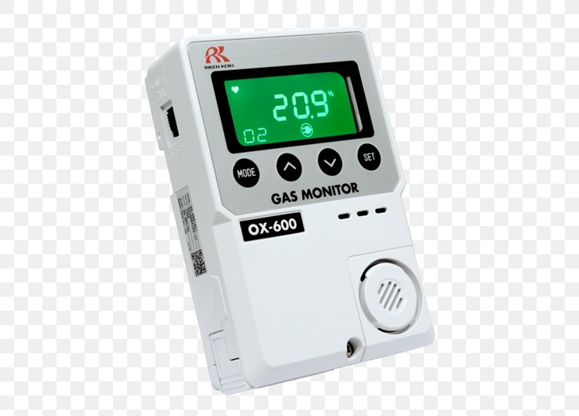 Gas Detector Oxygen Electronics Sensor, PNG, 540x589px, Gas Detector, Carbon Monoxide, Computer Monitors, Detector, Electronics Download Free