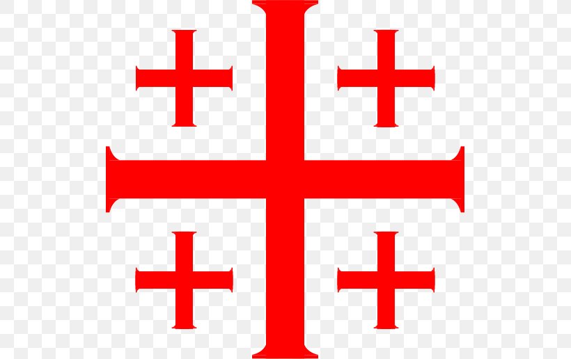 Kingdom Of Jerusalem Jerusalem Cross Christian Cross, PNG, 515x516px, Jerusalem, American Red Cross, Area, Christian Cross, Christianity Download Free