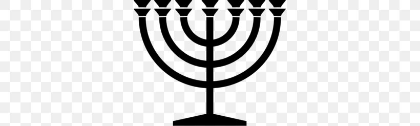 Menorah Jewish Symbolism Judaism Hanukkah, PNG, 297x246px, Menorah, Area, Black And White, Candle, Candle Holder Download Free