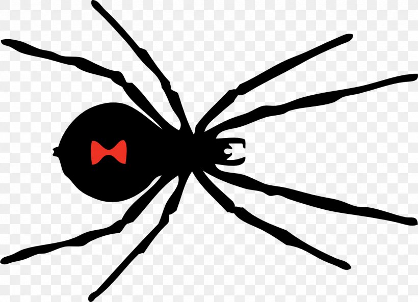 Southern Black Widow Spider Clip Art, PNG, 1331x963px, Black Widow, Arachnid, Arthropod, Black And White, Clip Art Download Free