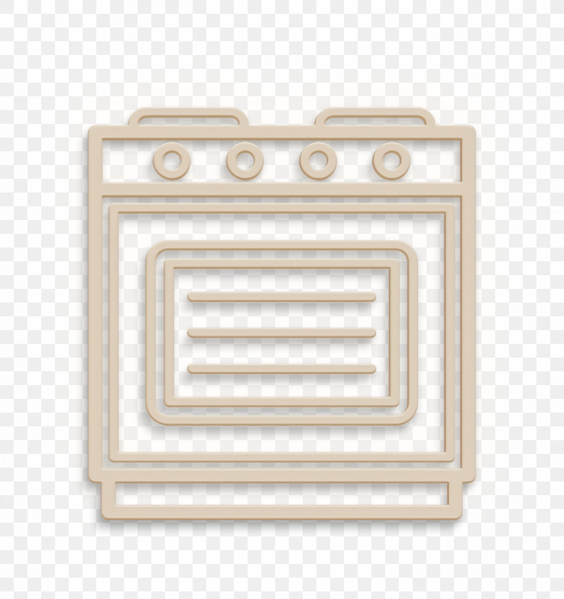 Tools And Utensils Icon Oven Icon Detailed Devices Icon, PNG, 1400x1488px, Tools And Utensils Icon, Beige, Detailed Devices Icon, Geometry, Line Download Free