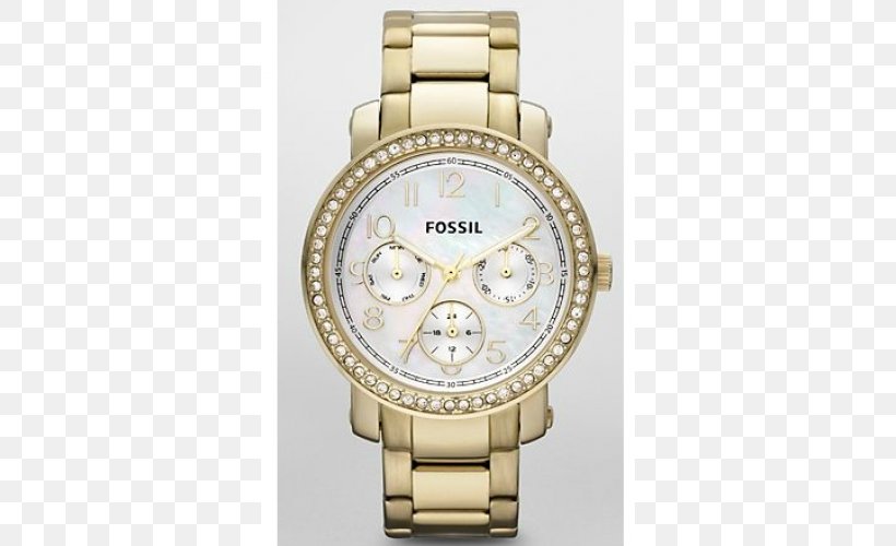 Watch Strap Fossil Group Jewellery Gold, PNG, 500x500px, Watch, Analog Watch, Bling Bling, Bracelet, Brand Download Free