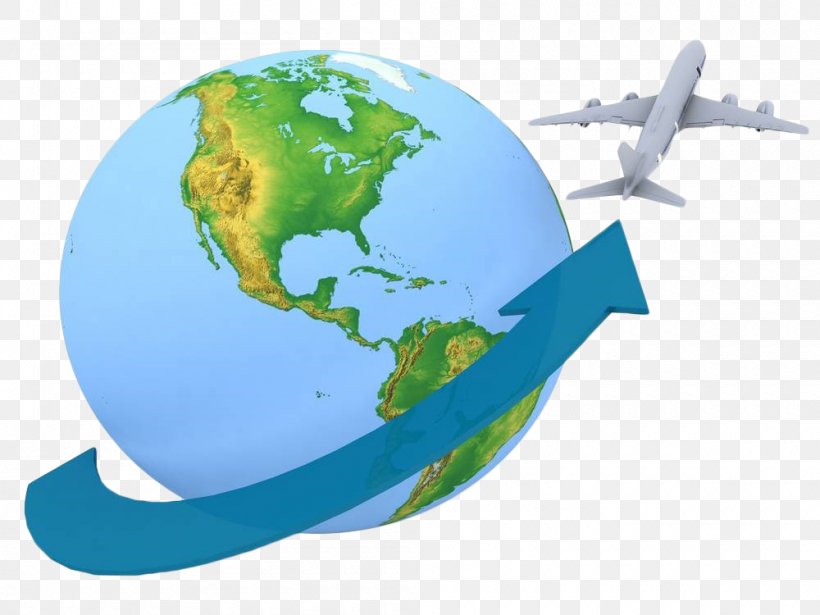Airplane Globe Flight Air Travel Stock Photography, PNG, 1000x750px, Airplane, Air Travel, Airline, Earth, Flight Download Free