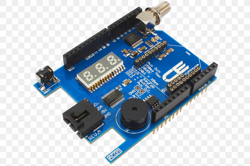 Microcontroller Arduino LED Display I²C Seven-segment Display, PNG, 1000x666px, Microcontroller, Arduino, Circuit Component, Display Device, Dot Matrix Download Free
