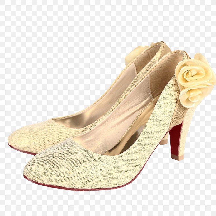 Shoe Yellow High-heeled Footwear, PNG, 1500x1500px, Shoe, Absatz, Basic Pump, Beige, Bridal Shoe Download Free