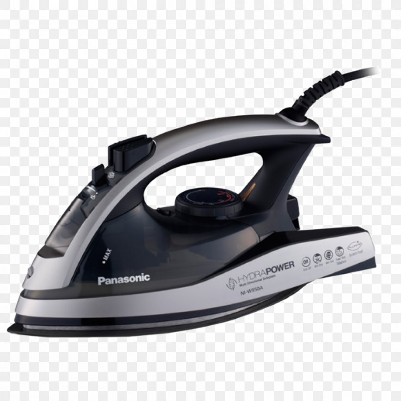 Clothes Iron Panasonic Non-stick Surface Cordless, PNG, 1000x1000px, Clothes Iron, Electricity, Food Steamers, Hardware, Home Appliance Download Free