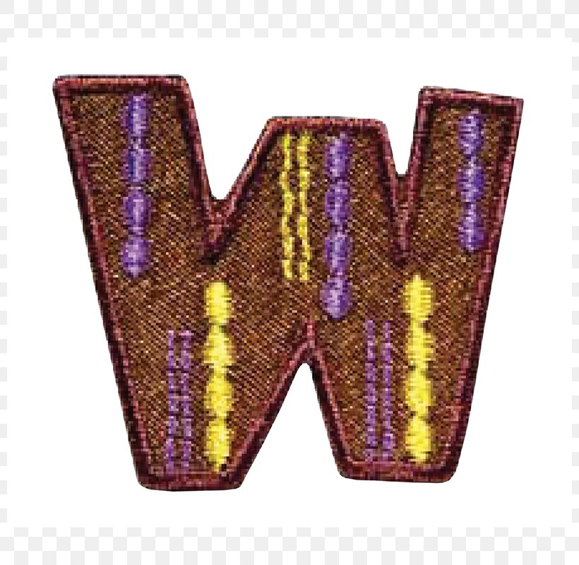 Letter W Appliqué Prym Iron-on, PNG, 800x800px, Letter, Applique, Embroidery, Ironon, Prym Download Free