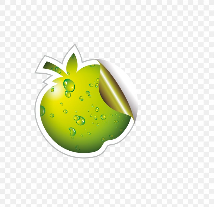 Vector Creative Design Diagram Green Apple, PNG, 2036x1962px, Apple, Chart, Designer, Food, Fruit Download Free