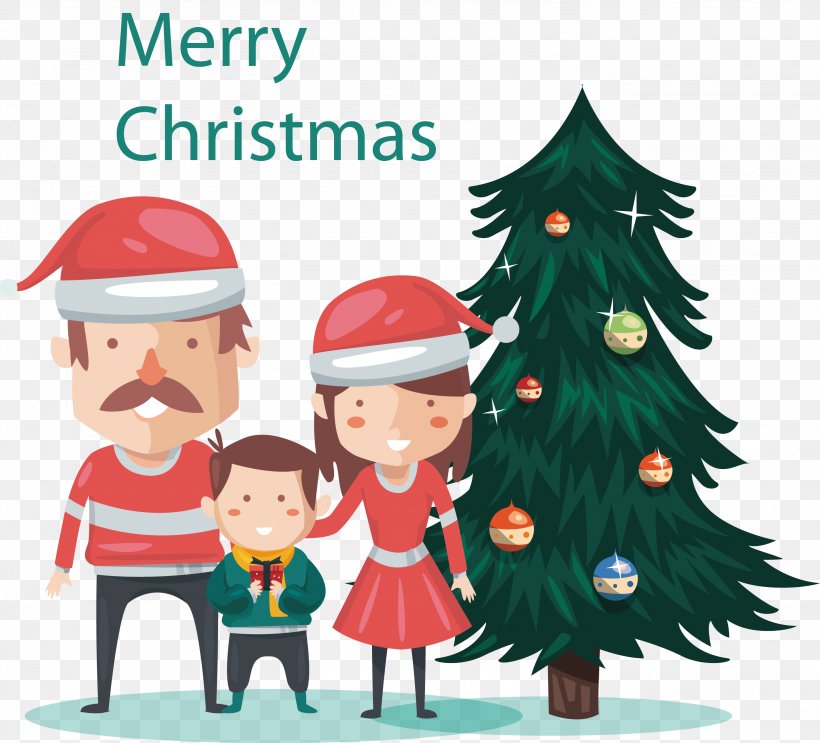 Euclidean Vector Christmas Family Logo, PNG, 2786x2525px, Christmas, Cartoon, Child, Christmas Decoration, Christmas Ornament Download Free