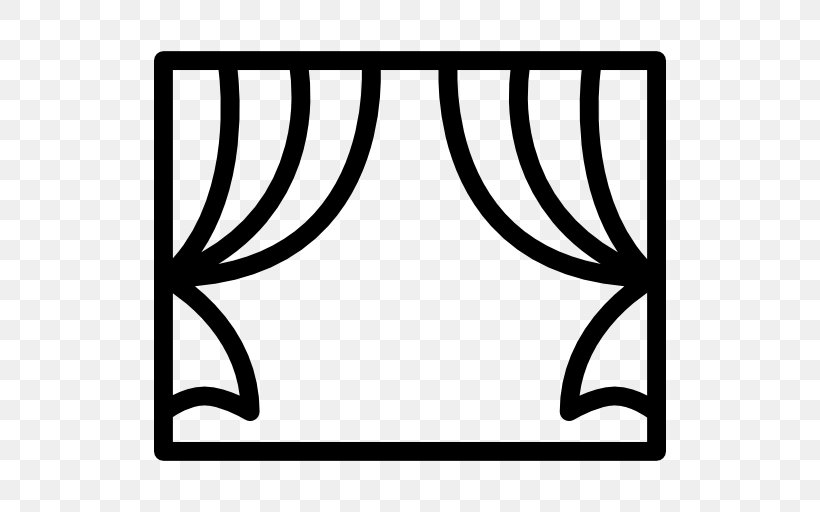 Theater Drapes And Stage Curtains, PNG, 512x512px, Theater Drapes And Stage Curtains, Area, Black, Black And White, Branch Download Free