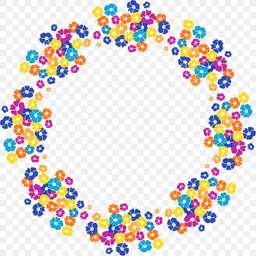 Flower Circle Frame Floral Circle Frame Circle Frame, PNG, 985x985px, Flower Circle Frame, Bead, Body Jewelry, Circle, Circle Frame Download Free