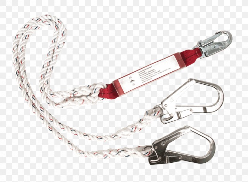 Portwest Workwear Double Lanyard Shock Absorbing Single Lanyard Portwest Tool Lanyard, PNG, 836x614px, Portwest, Carabiner, Chain, Fall Arrest, Fashion Accessory Download Free