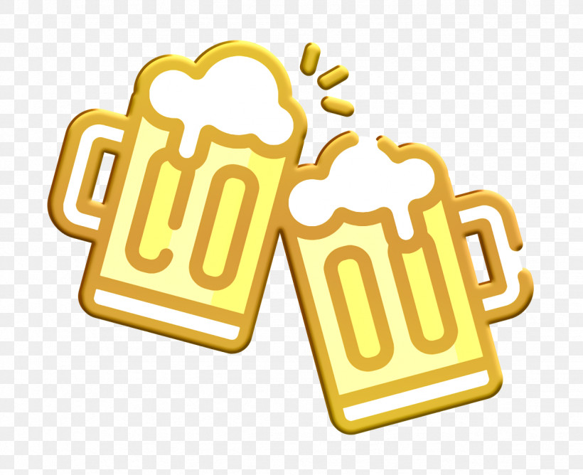 Summer Party Icon Beer Icon, PNG, 1232x1004px, Summer Party Icon, Beer Icon, Text, Yellow Download Free