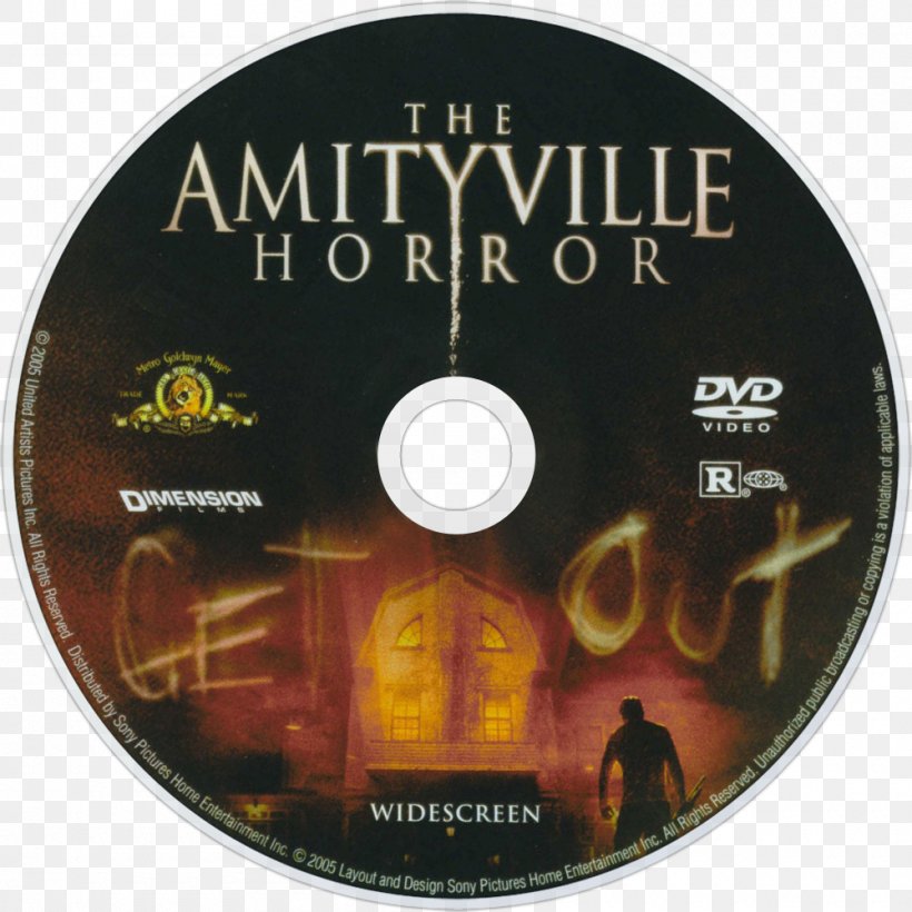 The Amityville Horror Film Series DVD, PNG, 1000x1000px, Amityville Horror, Amityville Horror Film Series, Amityville The Awakening, Brand, Compact Disc Download Free