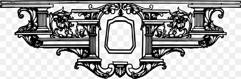 Decorative Corners Ornament Clip Art, PNG, 1546x506px, Decorative Corners, Auto Part, Automotive Design, Automotive Exterior, Black And White Download Free