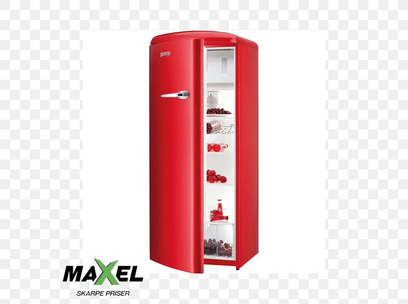 Refrigerator Gorenje RB60299O Home Appliance Smeg, PNG, 610x610px, Refrigerator, Freezers, Gorenje, Gorenje Rb60299o, Home Appliance Download Free