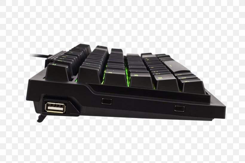 Computer Keyboard Tesoro Tizona G2N Mechanical Switch USB Hub Tenkeyless Tournament Gaming Mechanical Keyboard TS-G2N Rollover, PNG, 1000x667px, Computer Keyboard, Blue, Color, Electronics Accessory, Ethernet Hub Download Free