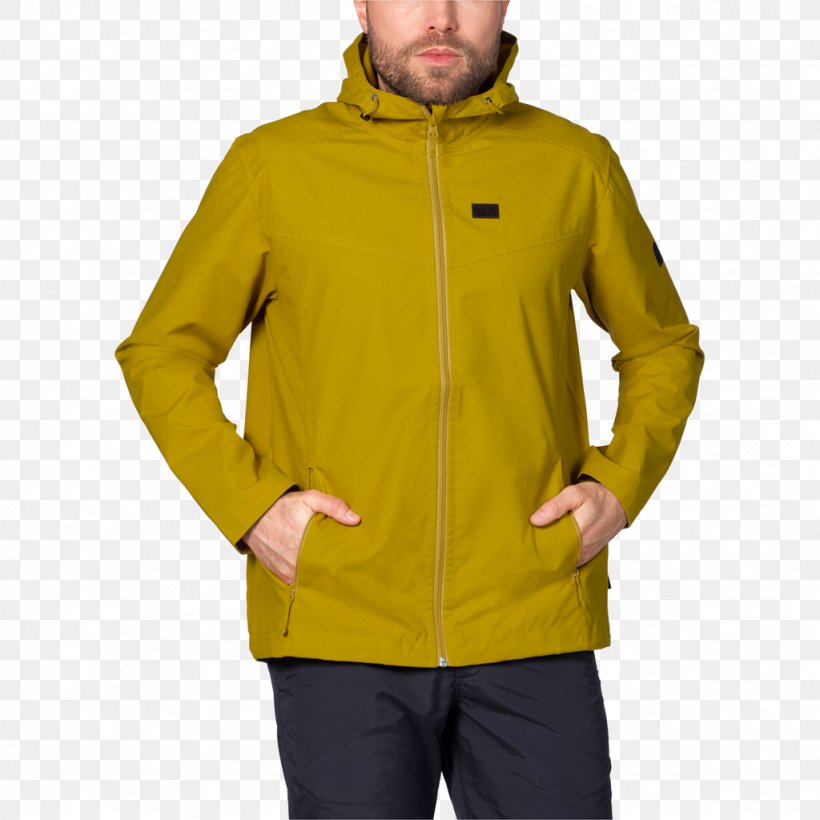 Raincoat Jacket Větrovka Polar Fleece Yellow, PNG, 1024x1024px, Raincoat, Hood, Html, Jacket, Marathon Download Free