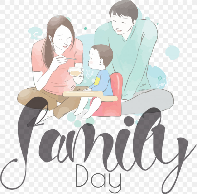 Family Day Family Happy Family, PNG, 2667x2637px, Family Day, Cartoon, Conversation, Family, Happiness Download Free