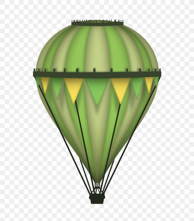 Hot Air Balloon Green Airship, PNG, 1124x1280px, Hot Air Balloon, Air Transportation, Airship, Balloon, Blimp Download Free