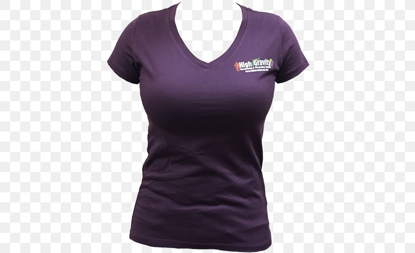 T-shirt Sleeve Neck, PNG, 500x500px, Tshirt, Active Shirt, Neck, Purple, Shirt Download Free