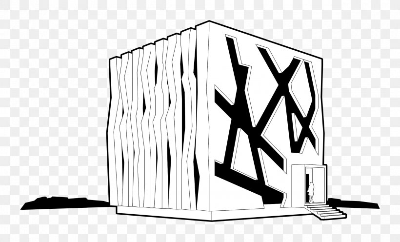 Cube Architecture Clip Art, PNG, 2400x1452px, Cube, Architect, Architecture, Black And White, Brand Download Free