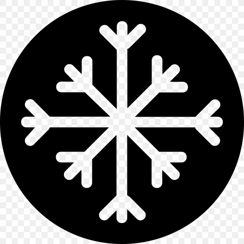 Snowflake Symbol, PNG, 980x980px, Snowflake, Avalanche, Black And White, Cloud, Goggles Download Free