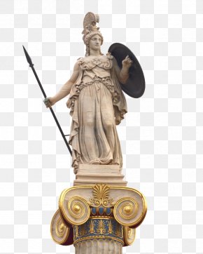 Landmarks - Athena Parthenos Statue Ancient Greek Sculpture PNG