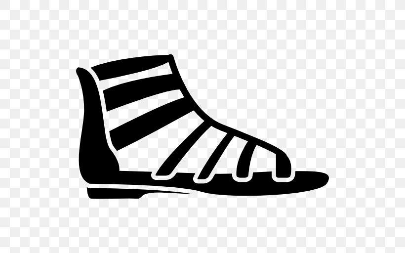 Slipper Sandal High-heeled Shoe Flip-flops, PNG, 512x512px, Slipper, Area, Ballet Flat, Black, Black And White Download Free