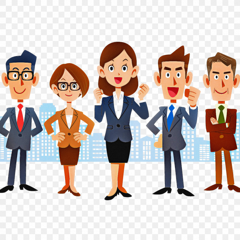 Cartoon People Social Group Team Job, PNG, 1200x1200px, Cartoon, Business, Businessperson, Conversation, Employment Download Free