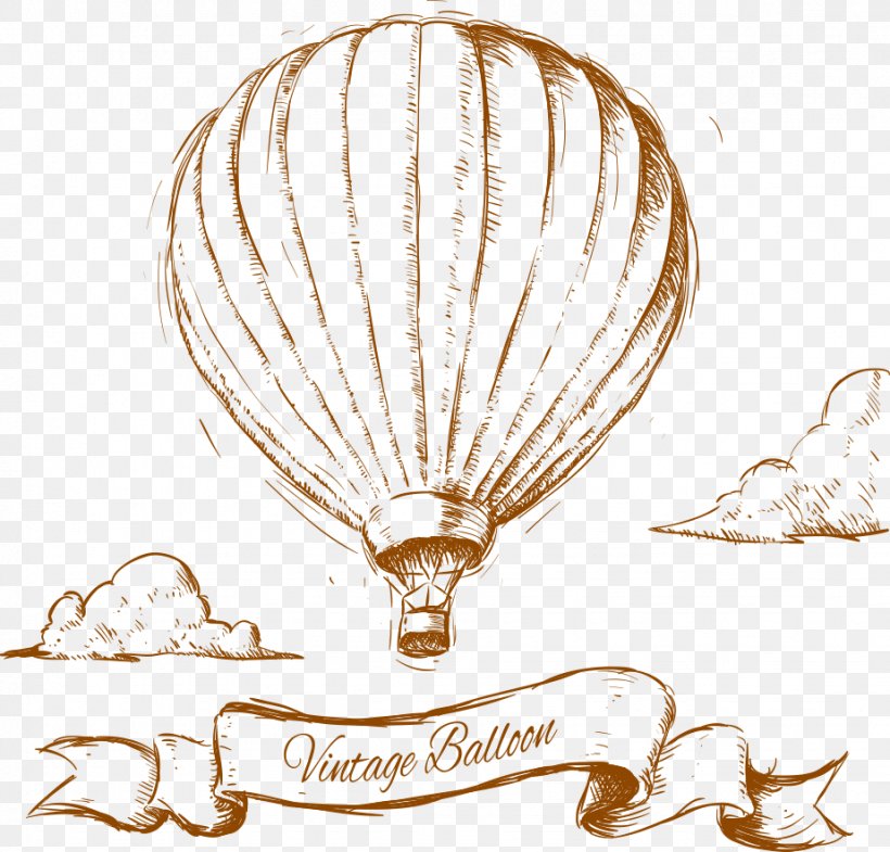 Hot Air Balloon Vector Graphics Design Drawing, PNG, 924x885px, Balloon, Drawing, Gift, Hot Air Balloon, Poster Download Free