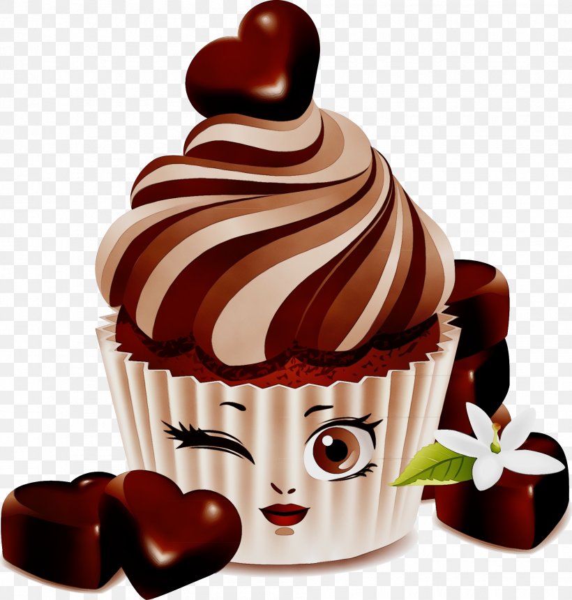 Ice Cream, PNG, 1890x1984px, Watercolor, Cake, Chocolate, Cuisine, Cupcake Download Free