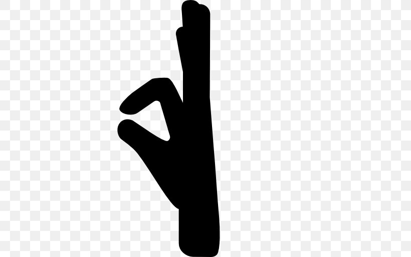 Thumb Middle Finger Hand, PNG, 512x512px, Thumb, Arm, Black, Black And White, Digit Download Free