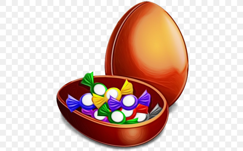 Easter Egg, PNG, 512x512px, Watercolor, Easter, Easter Egg, Egg, Food Download Free