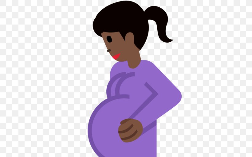 Emoji Pregnancy Black Dark Skin Female, PNG, 512x512px, Watercolor, Cartoon, Flower, Frame, Heart Download Free