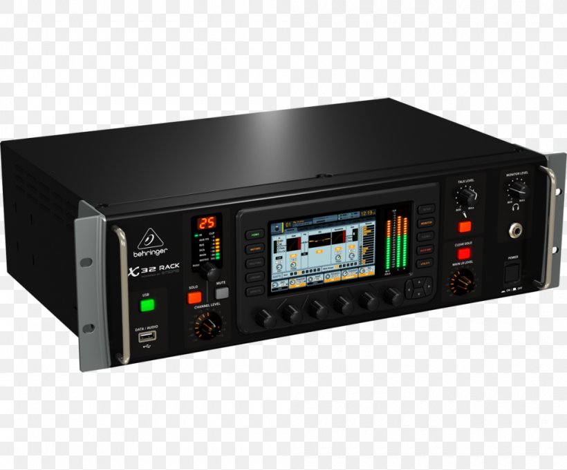 Microphone Audio Mixers Digital Mixing Console Behringer AES3, PNG, 1000x831px, 19inch Rack, Microphone, Audio, Audio Equipment, Audio Mixers Download Free