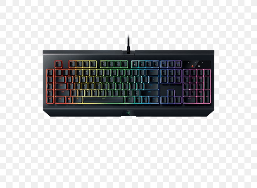 RAZER Razer BlackWidow Chroma V2 Deutsch Computer Keyboard Razer Inc., PNG, 600x600px, Razer Blackwidow Chroma V2, Computer Component, Computer Hardware, Computer Keyboard, Display Device Download Free