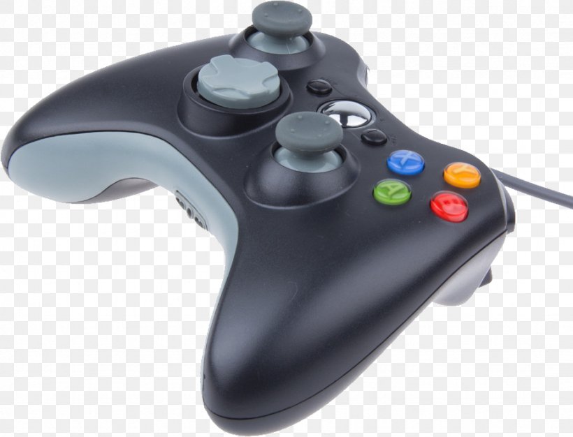 Xbox 360 Controller Joystick Black Game Controllers, PNG, 923x705px, Xbox 360, All Xbox Accessory, Black, Computer Component, Electronic Device Download Free