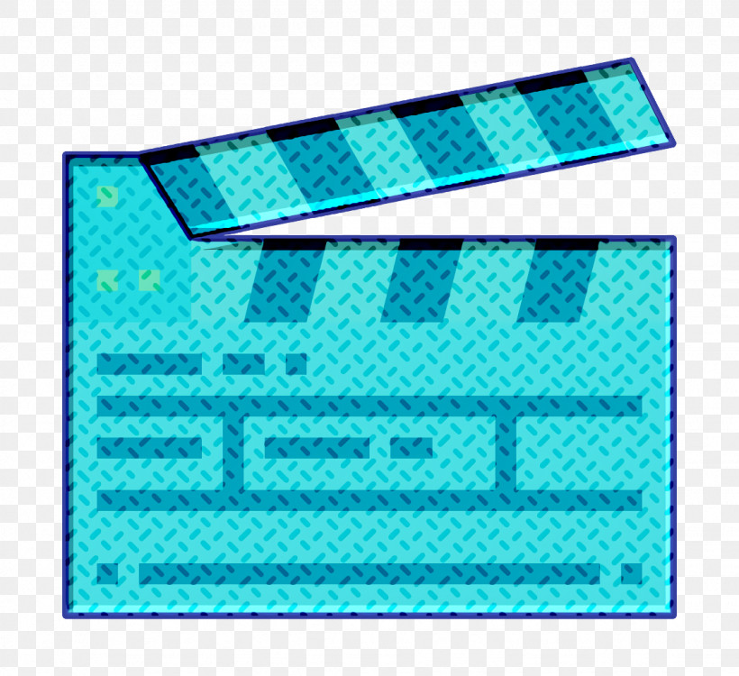 Cinema Icon Film Director Icon Clapperboard Icon, PNG, 1128x1032px, Cinema Icon, Aqua, Blue, Clapperboard Icon, Electric Blue Download Free