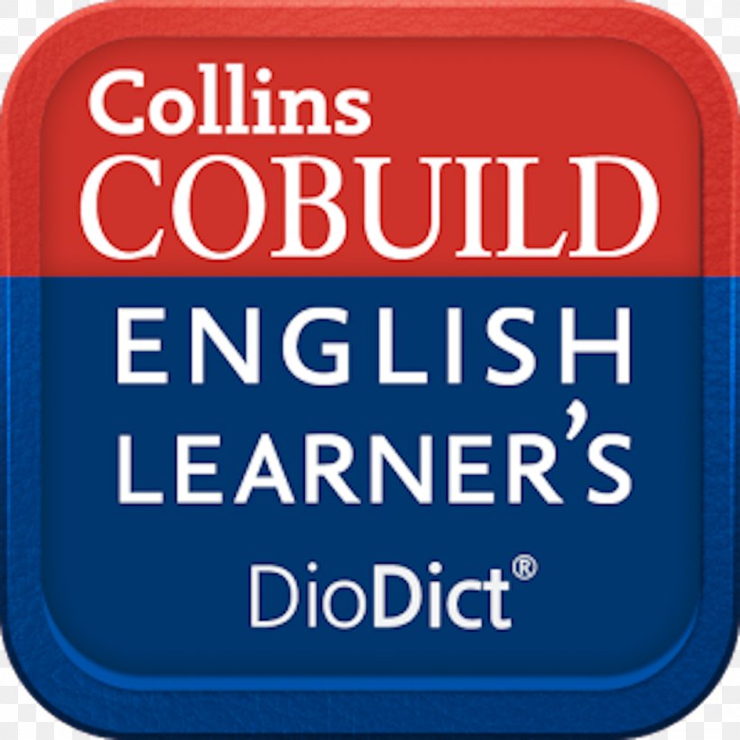 Collins English Dictionary Collins COBUILD Advanced Dictionary, PNG, 1024x1024px, Collins English Dictionary, Android, Area, Banner, Blue Download Free