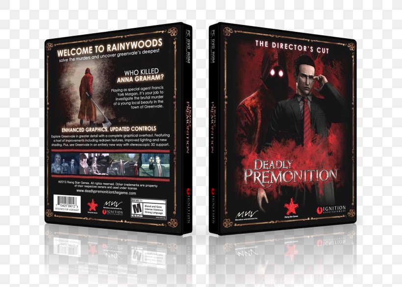 Deadly Premonition Xbox 360 Director's Cut Cover Art PlayStation 3, PNG, 700x586px, Deadly Premonition, Advertising, Amazoncom, Art, Browser Game Download Free
