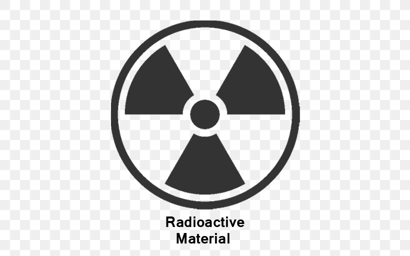 Radioactive Decay Vector Graphics Nuclear Power Hazard Symbol Royalty-free, PNG, 512x512px, Radioactive Decay, Area, Black And White, Brand, Hazard Symbol Download Free