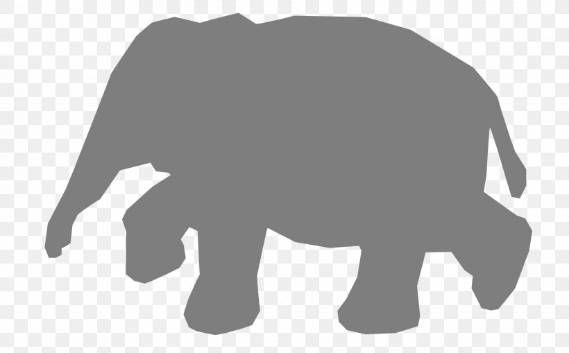 Clip Art, PNG, 2400x1491px, African Elephant, Black, Black And White, Carnivoran, Cattle Like Mammal Download Free