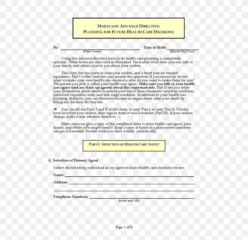 Maryland Power Of Attorney Form Advance Healthcare Directive Advocate, PNG, 612x792px, Maryland, Advance Healthcare Directive, Advocate, Area, Attorney General Download Free