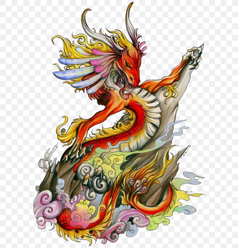 Tattoo Chinese Dragon Color Design, PNG, 600x855px, Tattoo, Art, Black, Blue, Chinese Dragon Download Free