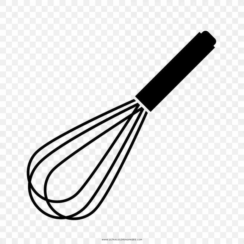 Whisk Drawing Kitchen Utensil Tool, PNG, 1000x1000px, Whisk, Ausmalbild, Black And White, Bowl, Coloring Book Download Free